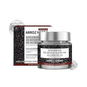 Dual-Action Renewal Cream, Crème de traitement de la peau, crème de réparation apaisante de riz noir et blanc, sérum naturel 