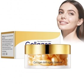 Virecose Sérum Anti-Rides Boost au Collagène, Anti-Âge Sérum Visage de Collagene, Réduit Lapparence Des Rides et Améliore la