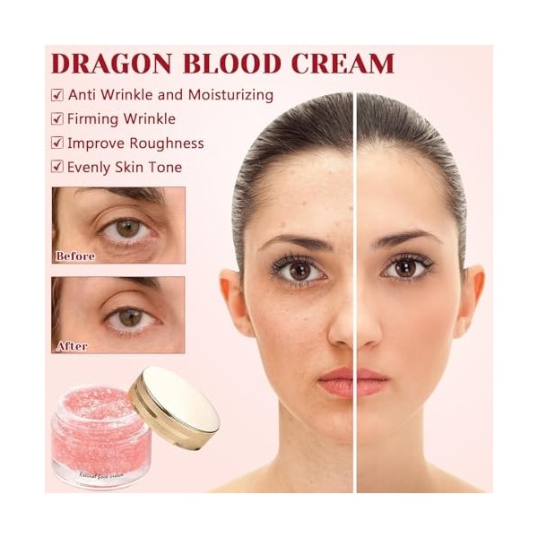 Retinol Placenta Dragon Blood Tone-Up Cream, Dragon Blood Cream, Moisturizing Firming, Deep Hydrating Nourishing Creams, Suit