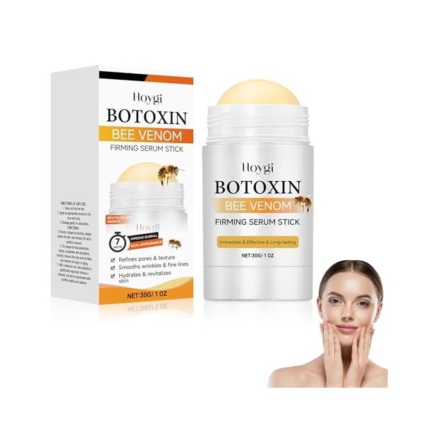 Bee Venom Firming Sérum Stick de soin du visage au poison dabeille Crème raffermissante pour le corps, poison dabeille, crè