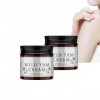 Dyceittdia 2pcs Crème à ligname, Crème Digname sauvage, Crème pour le Corps à Ligname sauvage, Soins Hydratants et Nourris