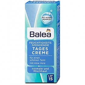 Balea Crème de jour hydratante SPF 15 50 g
