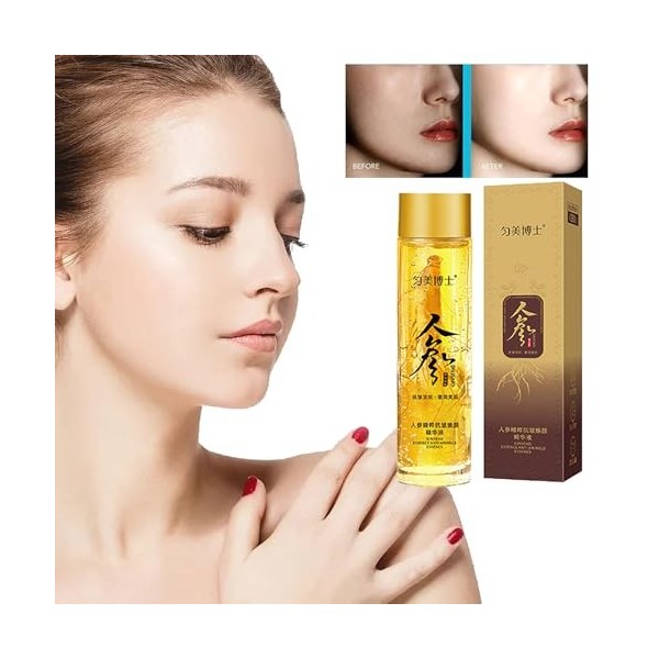 Essence de polypeptide dor de ginseng anti-âge, sérum anti-rides au ginseng, extrait de ginseng, essence anti-rides, rafferm