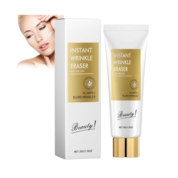 Skips the Line Crème Effaceur De Rides Instantané, Skin Paris Creme Instant, Sérum Anti-Rides Lotion Raffermissante, Crème D ...