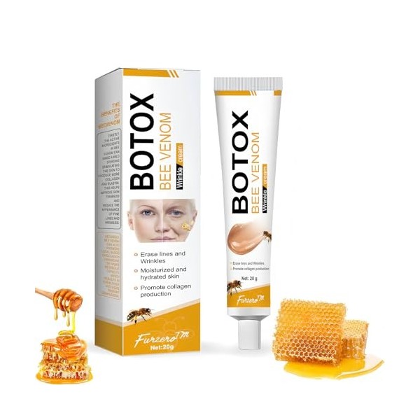 Crème Hydratante au Venin dabeille, Creme Venin dAbeille, Creme Anti Rides Femme, Crème Visage Femme Anti Ride, Soins Visag