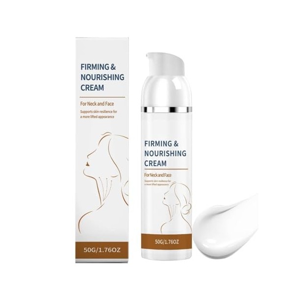 Creme Lifting Immediat Visage et Cou,Diluer fine ride Lifting Cream,Creme Liftante Instantanée,Resserrer la peau et Réduire R...