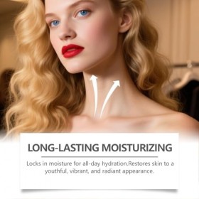 Creme Lifting Immediat Visage et Cou,Diluer fine ride Lifting Cream,Creme Liftante Instantanée,Resserrer la peau et Réduire R...