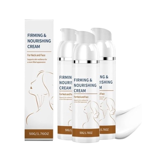 Creme Lifting Immediat Visage et Cou,Diluer fine ride Lifting Cream,Creme Liftante Instantanée,Resserrer la peau et Réduire R...