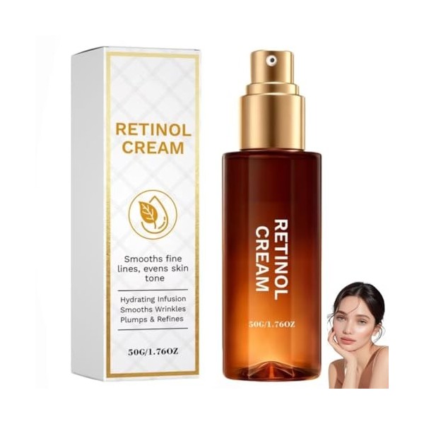 Retinol Serum Visage,Soins Pour Le Visage Avec Retinol Et Collagène,Sérum Rétinol Hydratant,Unifie Le Teint,Hydrater,Améliore