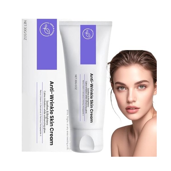 Anti Rides Puissant Immediat, Creme Lifting Immediat Visage, Crème Anti-Rides Femme 60 Ans Immédiat 3 Minutes, Skin Paris Cre...