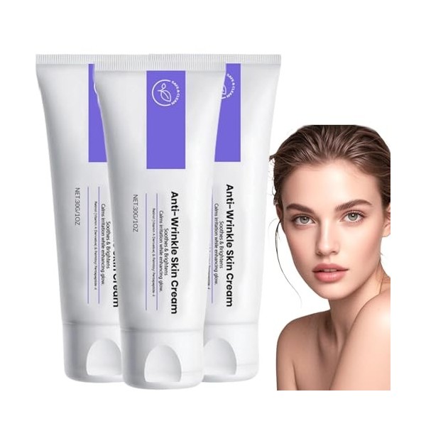 Anti Rides Puissant Immediat, Creme Lifting Immediat Visage, Crème Anti-Rides Femme 60 Ans Immédiat 3 Minutes, Skin Paris Cre...