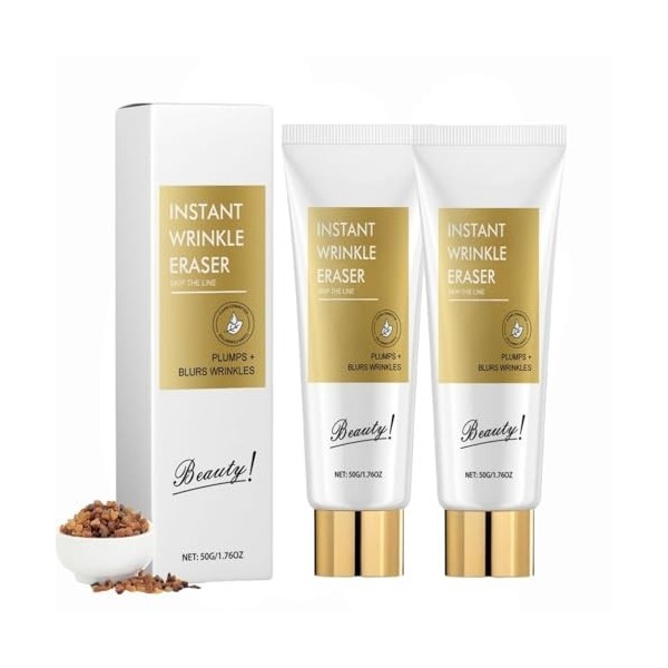 Skips the Line Crème Effaceur De Rides Instantané,Sérum Anti-Rides Lotion Raffermissante,Crème Delasticité Pour La Peau,Raff ...