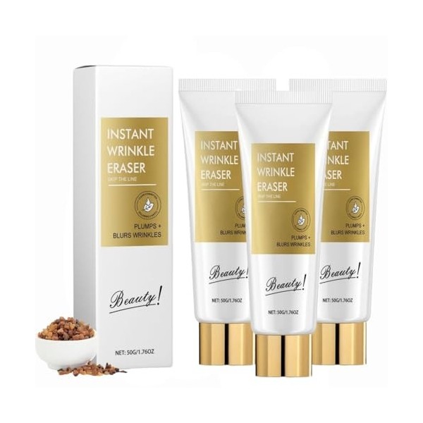 Skips the Line Crème Effaceur De Rides Instantané,Sérum Anti-Rides Lotion Raffermissante,Crème Delasticité Pour La Peau,Raff ...