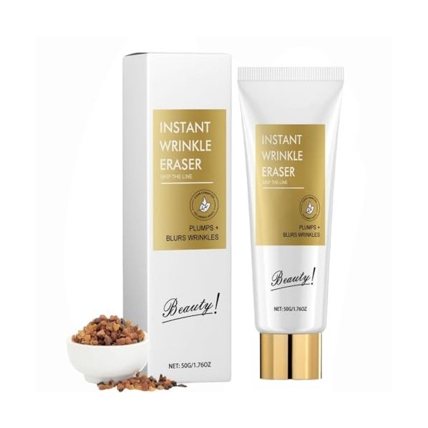 Skips the Line Crème Effaceur De Rides Instantané,Sérum Anti-Rides Lotion Raffermissante,Crème Delasticité Pour La Peau,Raff ...