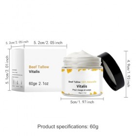Crème hydratante quotidienne pour le visage, crème apaisante pour peau sèche, formule légère hydratante de 60 g avec absorpti