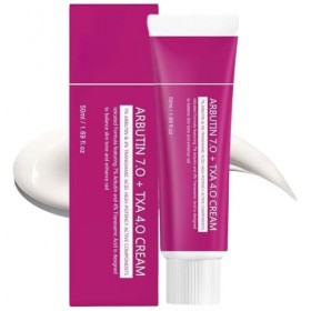 Alpha Arbutin 7% + Tranexamic Acid 4% Cream, Creme Eclaircissante Peau Noir Puissant, Even out Tone, Creme Anti Tache Visage,...