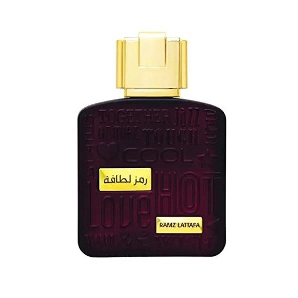 Parfum Ramz Gold 100ml Parfum Unisex Un Parfum D’une Pureté Exceptionnelle, NOTES: Fruitées, Boisées, Ambre et Vanille