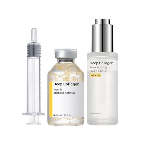 2 ampoules intensives liftantes aux peptides de soie - Lifting et raffermissement visibles de la peau grâce à un soutien prof...