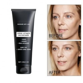 Crème Lifting Immediat Visage 30g, Soin Anti-Rides Immédiat pour Cernes et Peau Affaissée, Combleur de Rides Instantané, Soin...