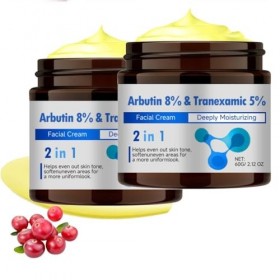 Alpha Arbutin 7 Tranexamic Acid 4 Cream, Creme Eclaircissante Peau Noir Puissant, Even out Tone, Creme Anti Tache Visage, Ant...
