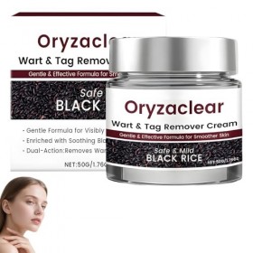 Crème À Lextrait De Riz Noir,Soin Hydratant Crème Visage Essence De Son De Riz,Doux,Apaise Et Répare La Peau,Pour Différents