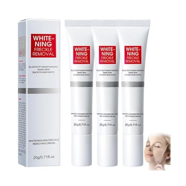 Creme Anti Taches Brunes Visage Coréenne,Creme Eclaircissante Peau Noir Puissant,Crème Anti Imperfection Visage,Faded Topical...