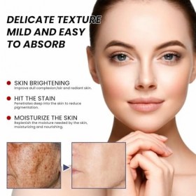 Creme Anti Taches Brunes Visage Coréenne,Creme Eclaircissante Peau Noir Puissant,Crème Anti Imperfection Visage,Faded Topical...