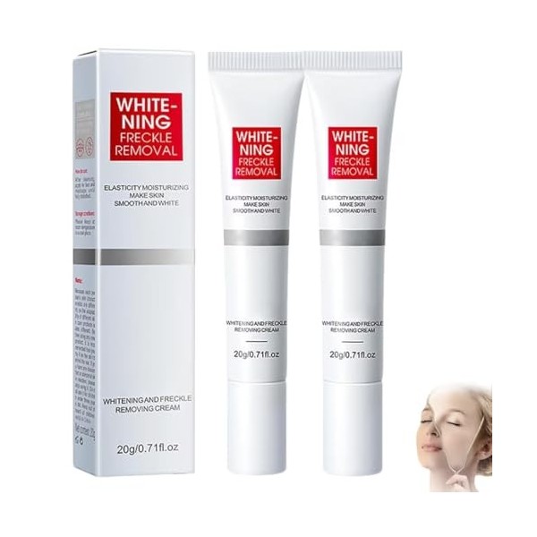 Creme Anti Taches Brunes Visage Coréenne,Creme Eclaircissante Peau Noir Puissant,Crème Anti Imperfection Visage,Faded Topical...