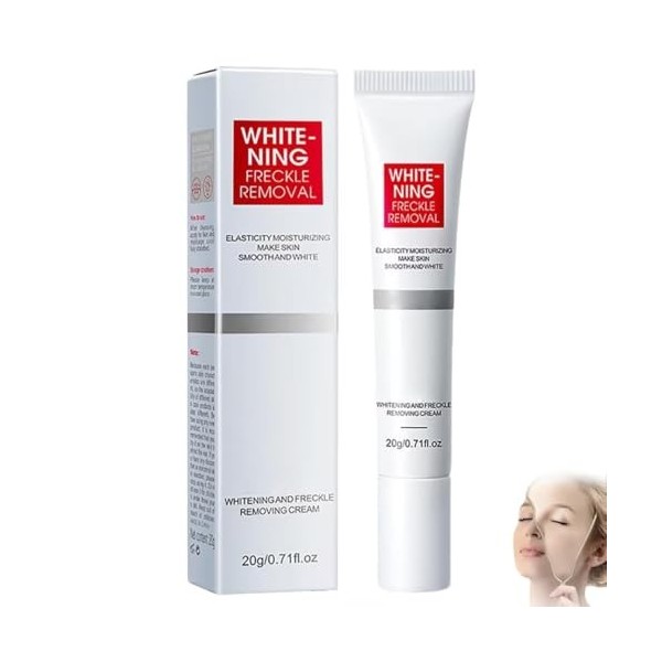 Creme Anti Taches Brunes Visage Coréenne,Creme Eclaircissante Peau Noir Puissant,Crème Anti Imperfection Visage,Faded Topical...