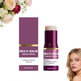 Calcium Multi Balm, Calcium Volume Multi Balm, Baume Anti-rides, Crayon Coréen Hydratant au Collagène, Anti-âge, Hydratant, p...