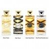 Lot de 4 Parfum Oud Mood Gold, Elixir, Musk Mood et Reminiscence 100 ML Parfum Unisex Attar Halal Oudh Arabe Musc Homme Eau d