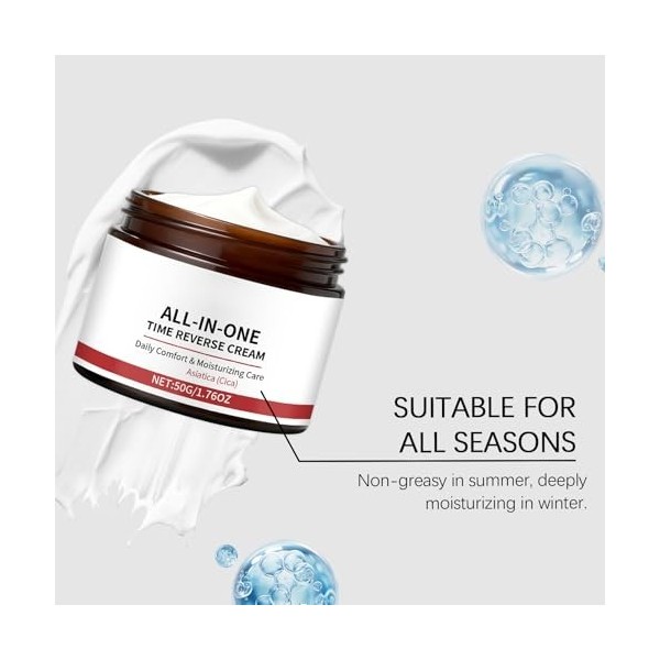 All-In-One Daily Moisturizing Face Cream, Daily Moisturizing Face Creams With Centella Asiatica & Hyaluronic Acid A