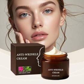 Luxeveria - Crème anti-rides au rétinol - Réduit les ridules, restaure lélasticité - Crème hydratante raffermissante et lift ...