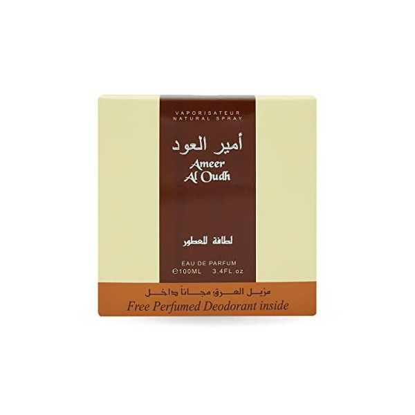 Lattafa Ameer Al Oudh Eau de parfum en flacon vaporisateur 100 ml