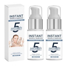 Lot de 2 crèmes anti-âge Lifting Firming - 5 secondes - Crème anti-rides instantanée - Crème anti-âge pour réduire les rides ...