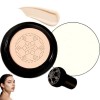 Mushroom Head CC Creme,Fond De Teint Couvrant Imperfections, Air Cushion BB Cream,Tête De Champignon Air Cushion CC Cream,Cor...