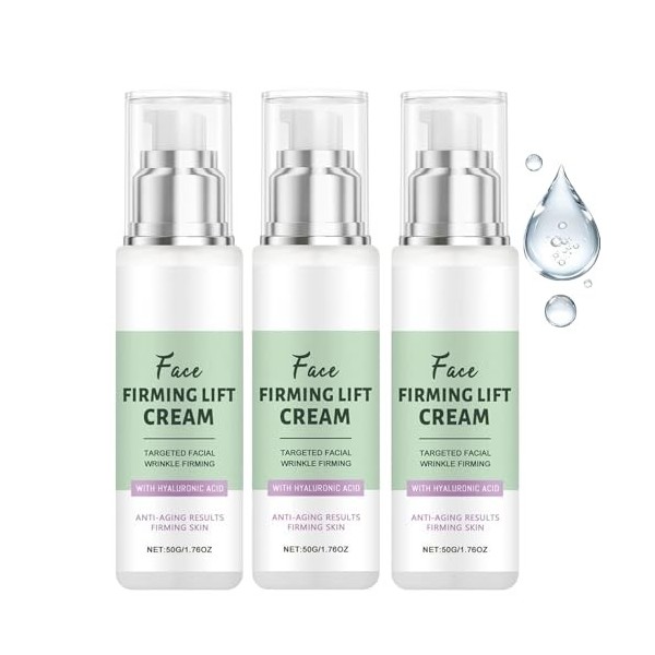 Face Firming Lift Cream, Crème Raffermissante pour le Visage et le Corps, Crème Hydratante pour le Visage pour Peaux Matures,...