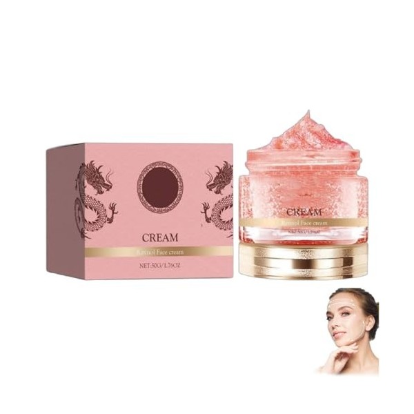 Crème Anti Rides Sang De Dragon, Crème De Sang De Dragon Rétinol, Creme Wrinkle Power Filling Effet Immédiat Hydratante, Séru...