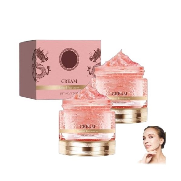 Crème Anti Rides Sang De Dragon, Crème De Sang De Dragon Rétinol, Creme Wrinkle Power Filling Effet Immédiat Hydratante, Séru...