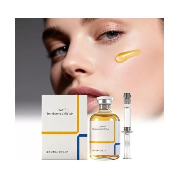 Sérum anti-rides, sérum pour le visage de saumon, ampoule légère raffermissante et raffermissante, essence anti-rides, raffer...