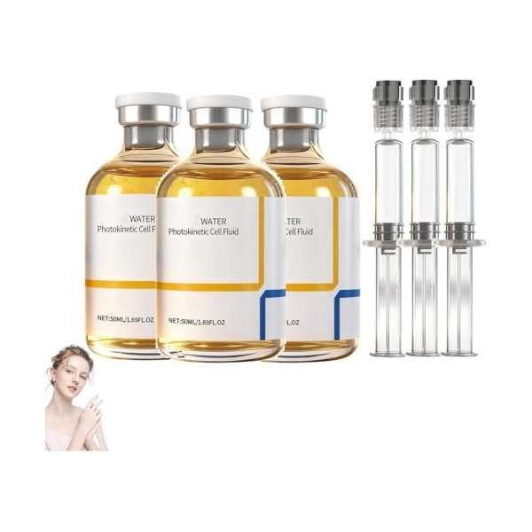 Sérum anti-rides, sérum pour le visage de saumon, ampoule légère raffermissante et raffermissante, essence anti-rides, raffer...