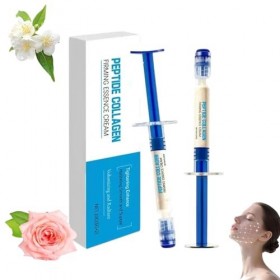 Crème essence élastique au collagène polypeptide, lotion anti-rides au collagène micro-moléculaire, crème visage hydratante e...