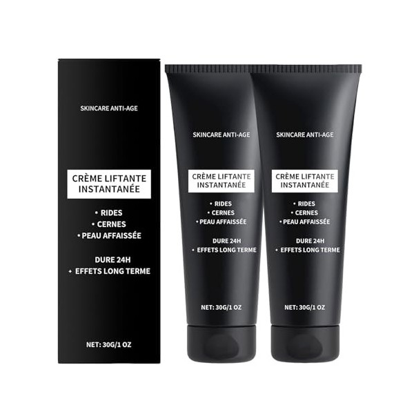 Anti Ride Instantané, Crème Lifting Instantanée Pour Le Visage, Anti Rides Puissant Immediat, Combleur De Rides Immediat, Lif...