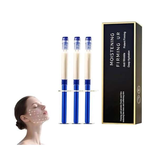 Crème à lessence raffermissante de collagène peptidique, lotion anti-rides au collagène micro-moléculaire, raffermissement e