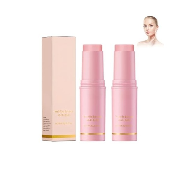 Stick Hydratant Visage et Lèvres, Soin Anti-Sécheresse pour Zones Sèches, Booster d’Hydratation Lissant – Idéal pour Extérieu