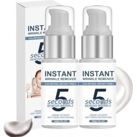 Creme Liftante Anti Rides Instantané 5 Secondes,Wrinkle Power,Roveaskin Creme Anti Rides Femme,Instant Wrinkle Remover,2.5% R...