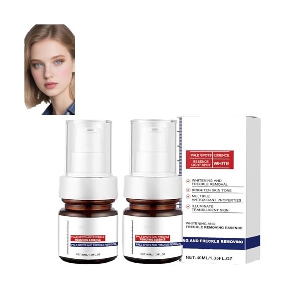 Essence pour le visage contre les taches de rousseur, élimine les taches brunes, antioxydante, illumine le teint, convient à ...