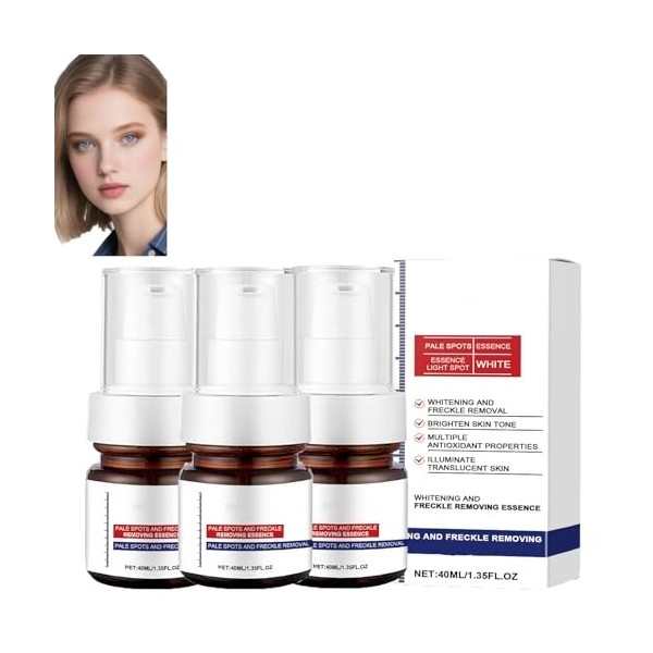 Essence pour le visage contre les taches de rousseur, élimine les taches brunes, antioxydante, illumine le teint, convient à ...