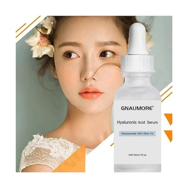 Sérum Niacinamide pour le Visage,10% de Niacinamide + 1% de Zinc,Sérum pour Le Visage,Hydratant Anti-Âge du Visage Essence,Sé