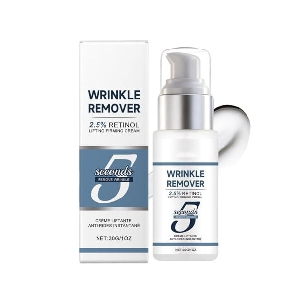 Creme Liftante Anti Rides Instantané 5 Secondes, Wrinkle Power Filling Effet Immédiat, Anti Rides Puissant Immediat, Creme An...